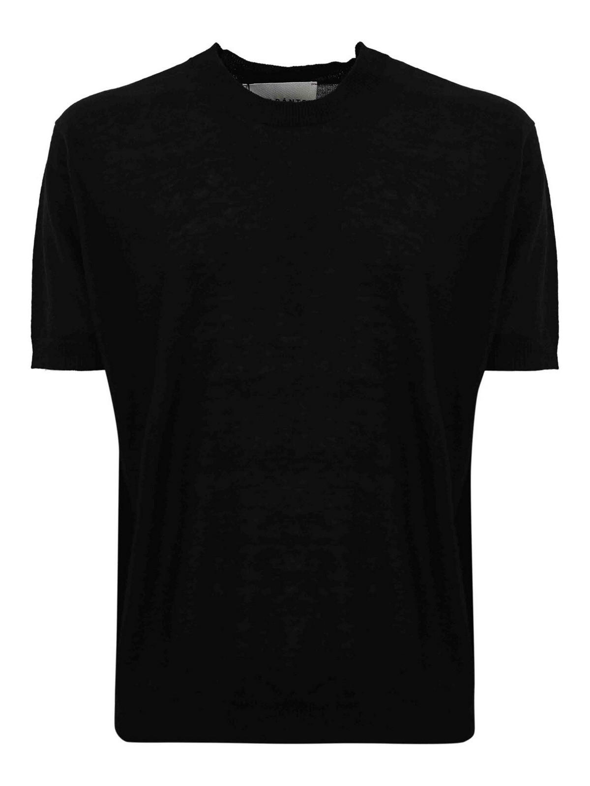 Amaranto Short Sleeve Shirt In Black
