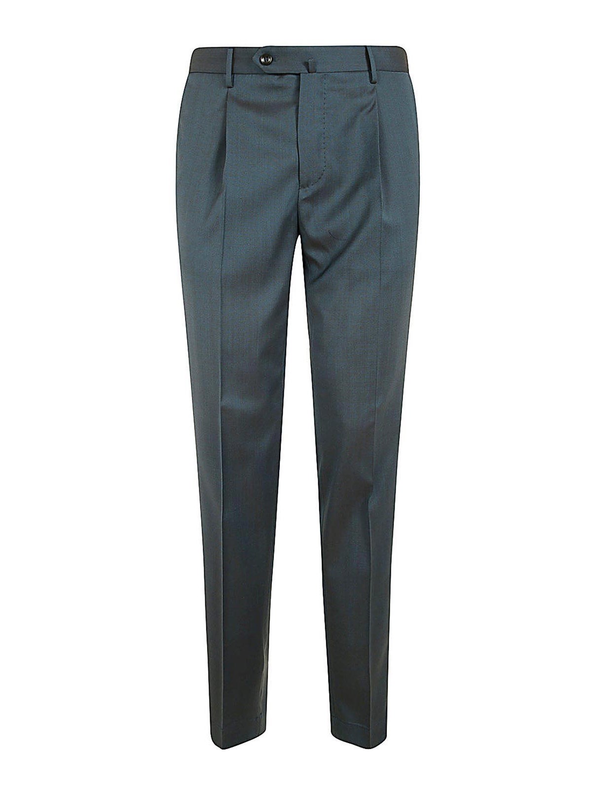 Shop Incotex Casual Trousers In Azul