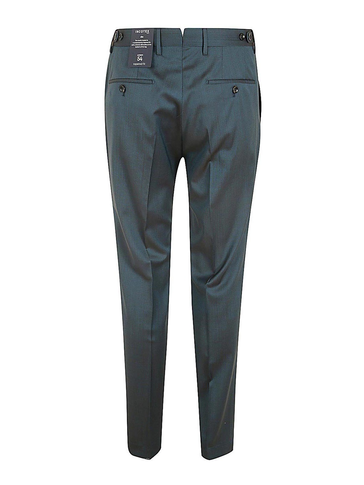 Shop Incotex Casual Trousers In Azul