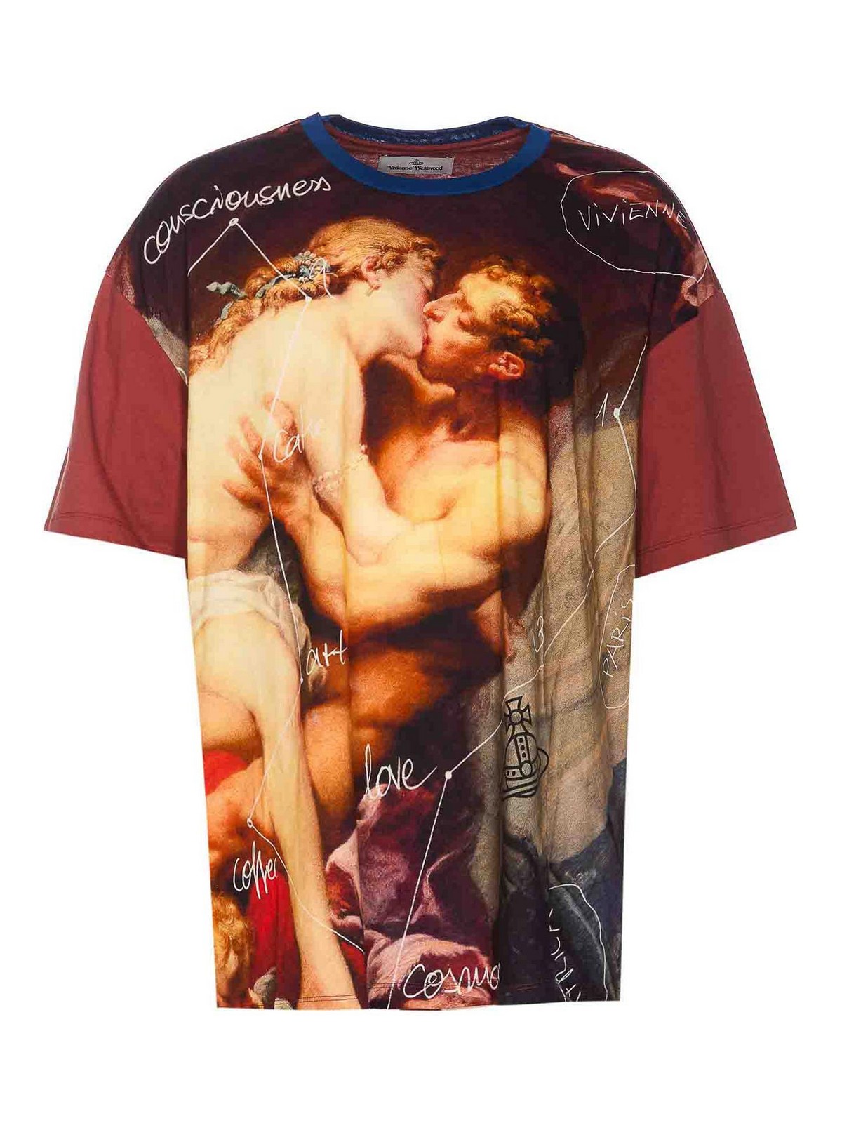Vivienne Westwood Kiss Oversized T-shirt In Multi