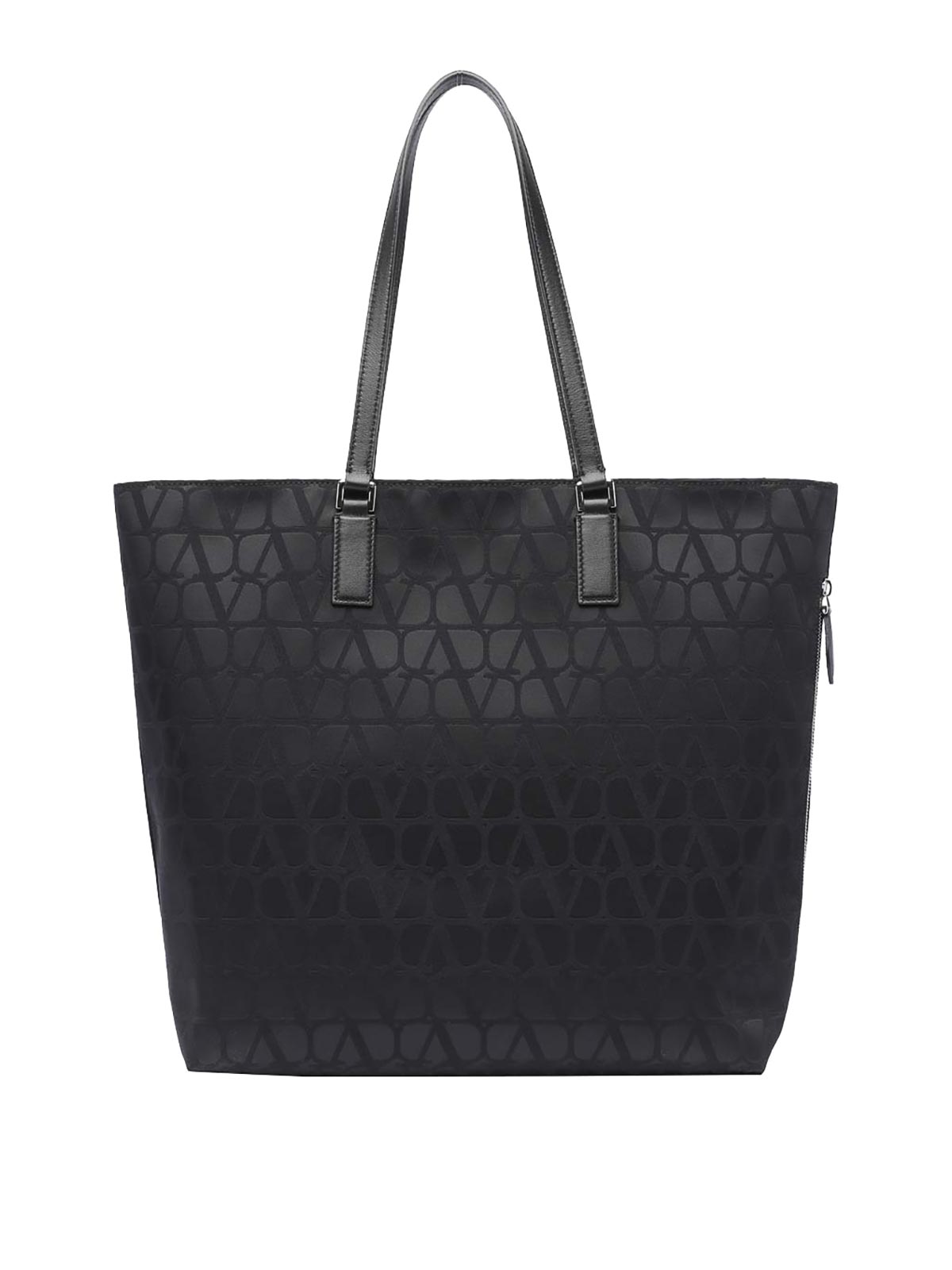 Shop Valentino Toile Iconographe Tote Bag In Black