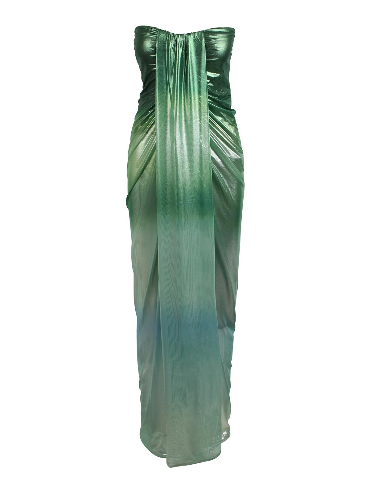 Baobab Lena Long Dress - Green - Women|2401079X21 | thebs.com