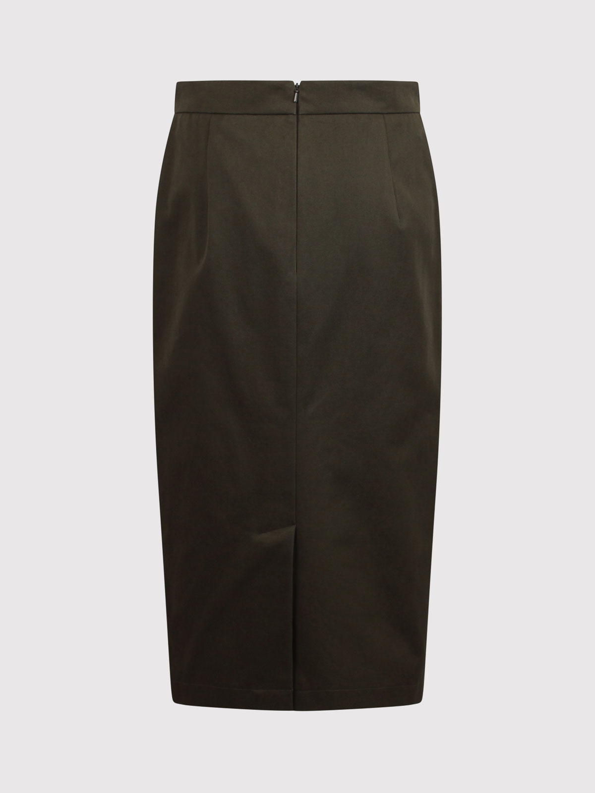 Shop Max Mara Pencil Midi Skirt In Green