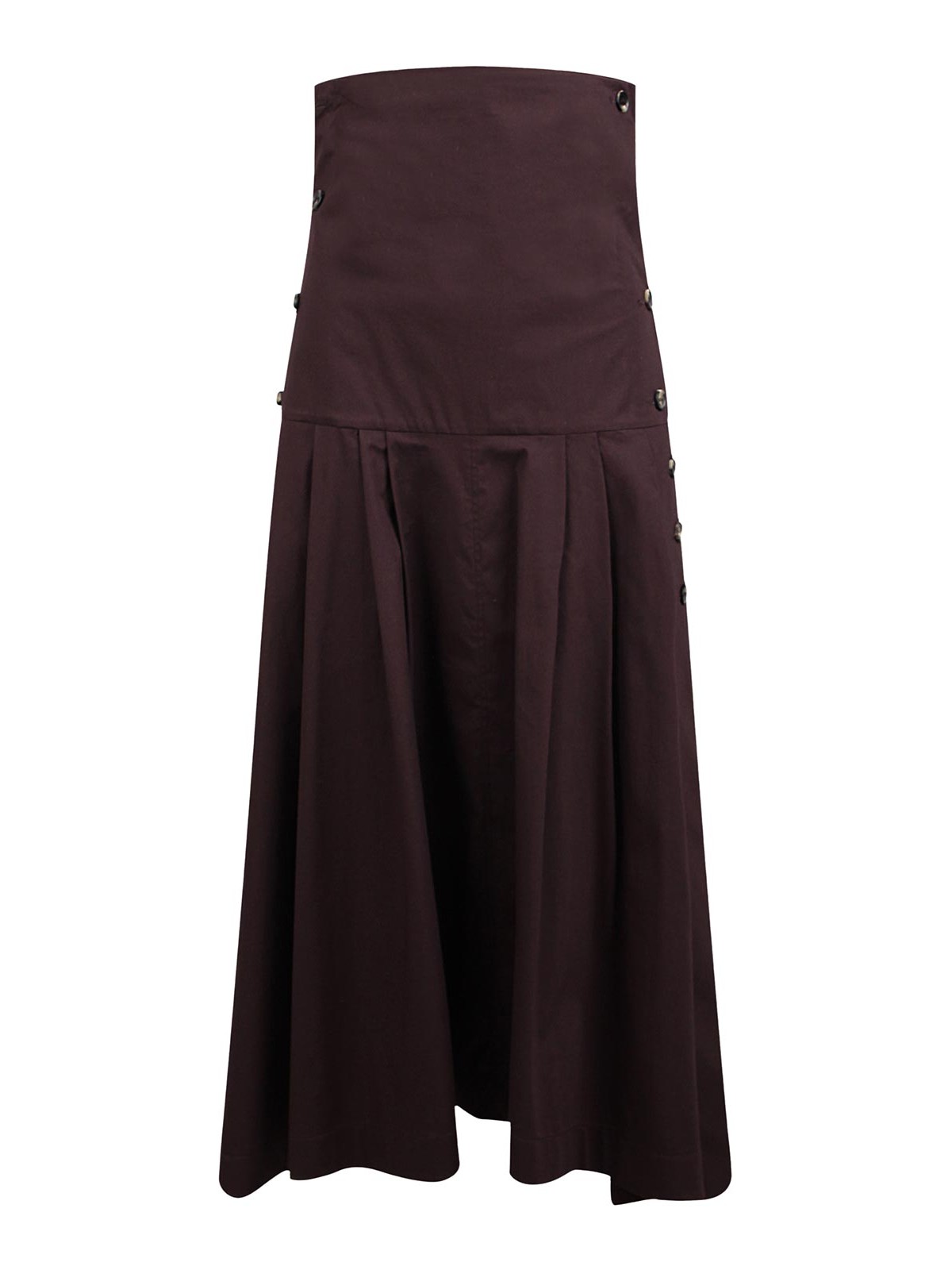 Shop Philosophy Di Lorenzo Serafini Pleated Skirt In Brown