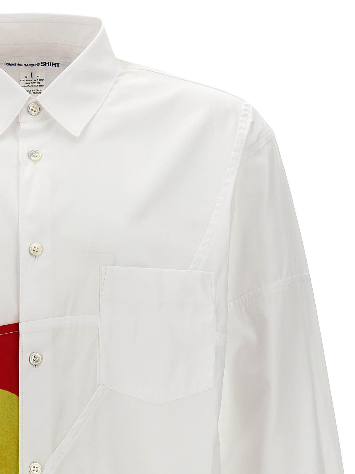 Shop Comme Des Garçons Andy Warhol Shirt In White