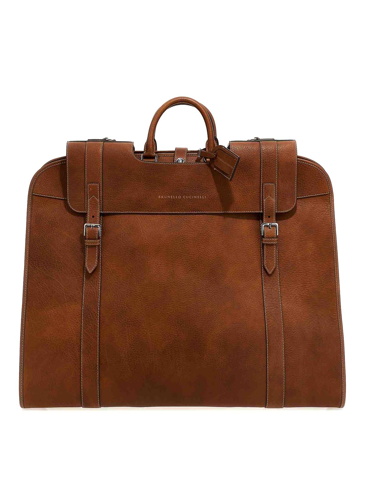 Brunello Cucinelli Travel Clothes Holder - Brown|MBZIU351C6608