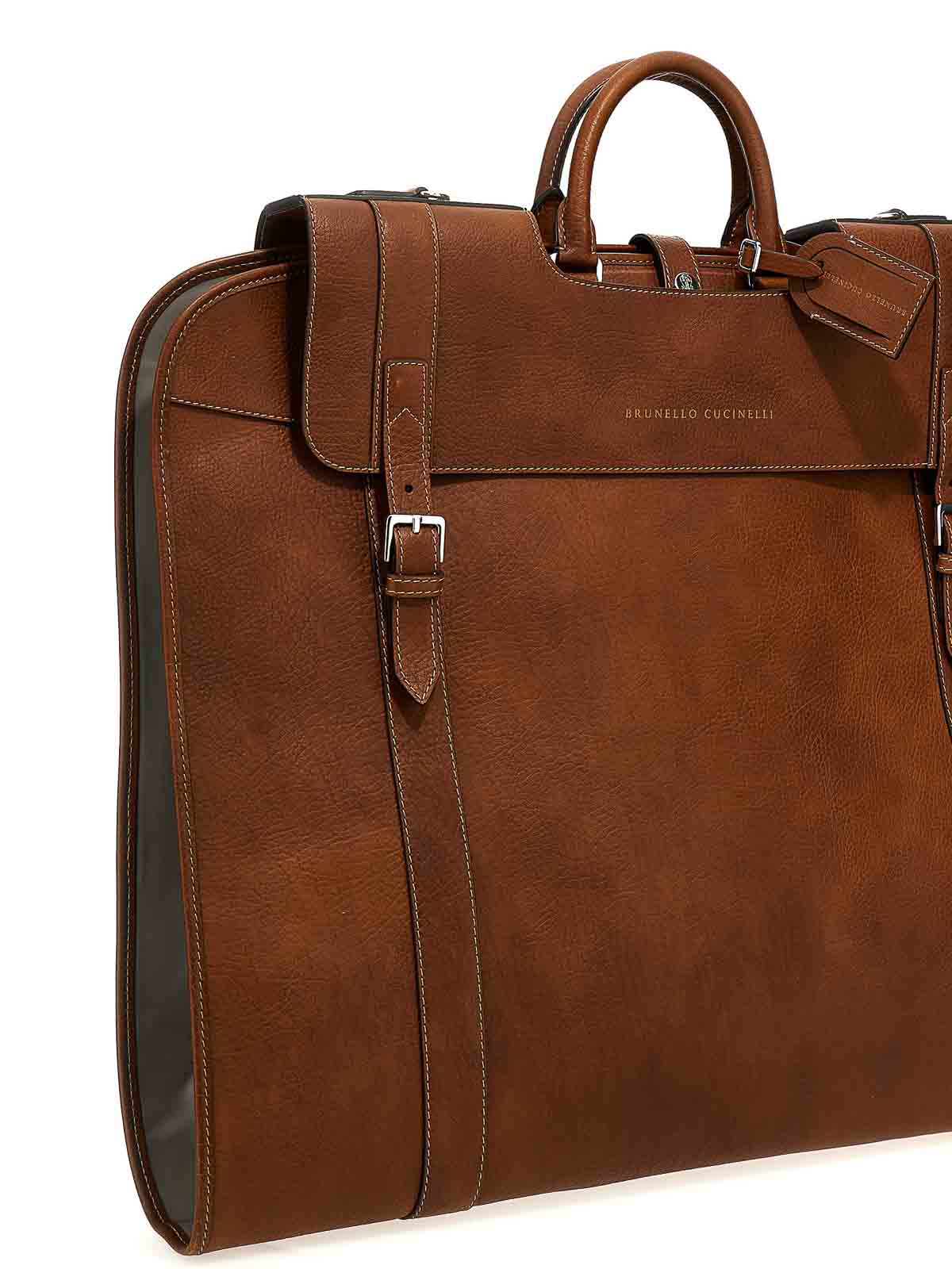 Brunello Cucinelli Travel Clothes Holder - Brown|MBZIU351C6608