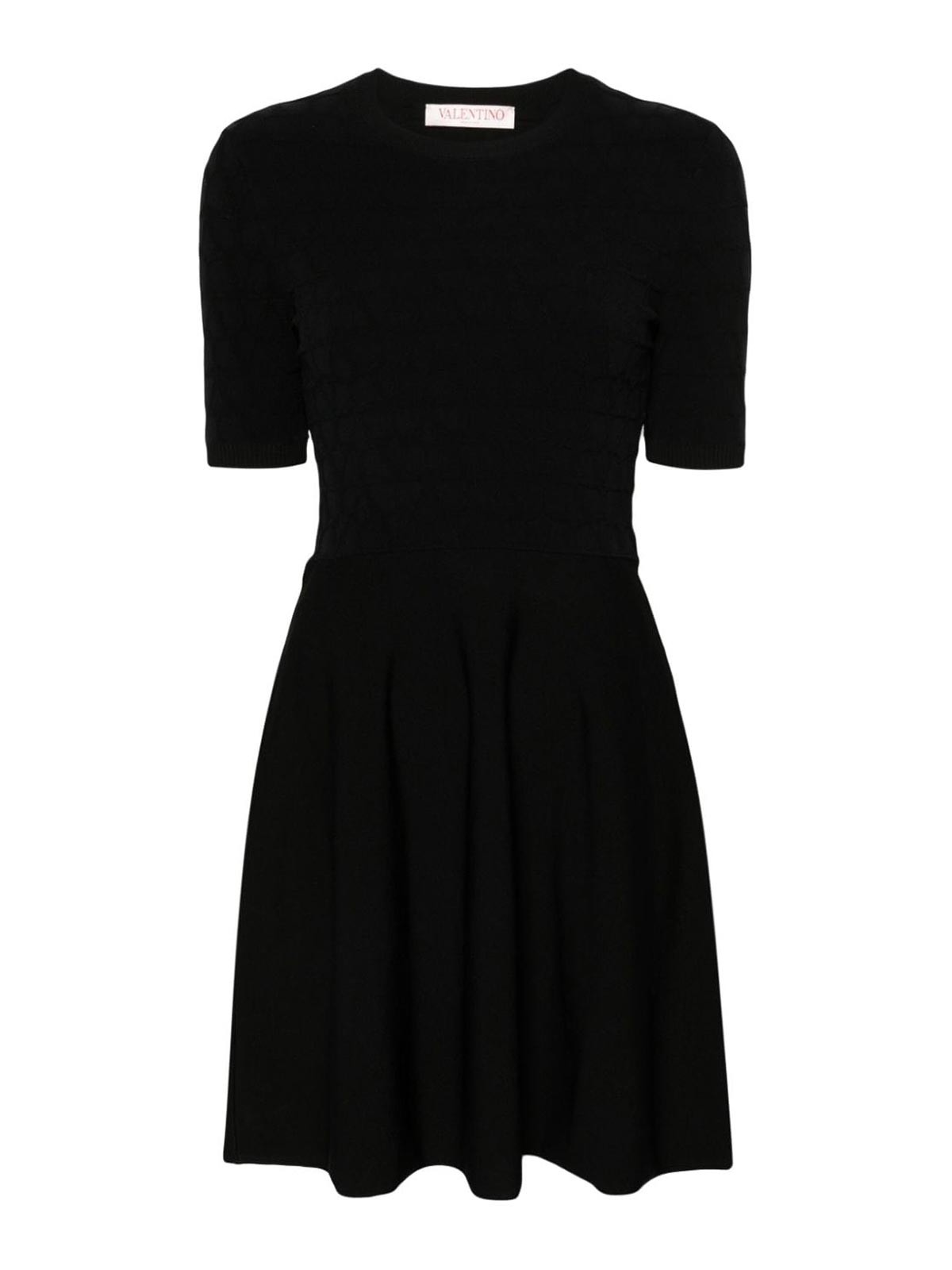 VALENTINO VESTIDO CORTO - NEGRO