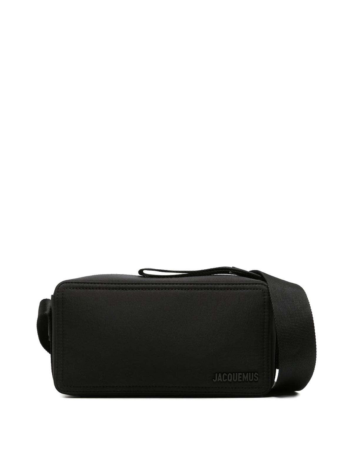 Shop Jacquemus Le Cuerda Horizontal Crossbody Bag In Negro