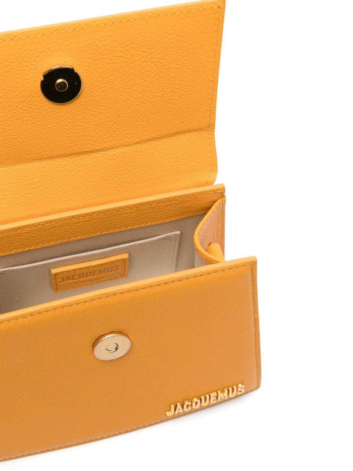 Shop Jacquemus Le Chiquito Moyen Handbag In Orange