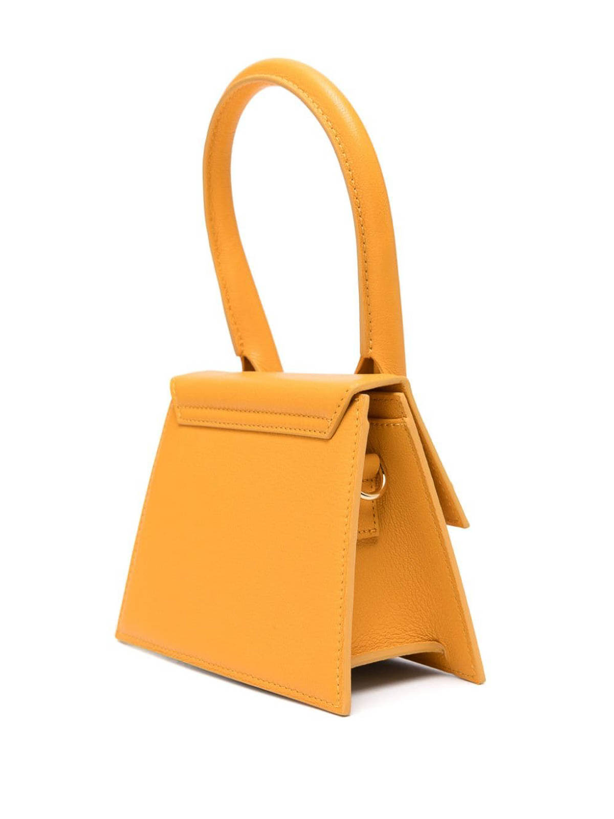 Shop Jacquemus Le Chiquito Moyen Handbag In Orange