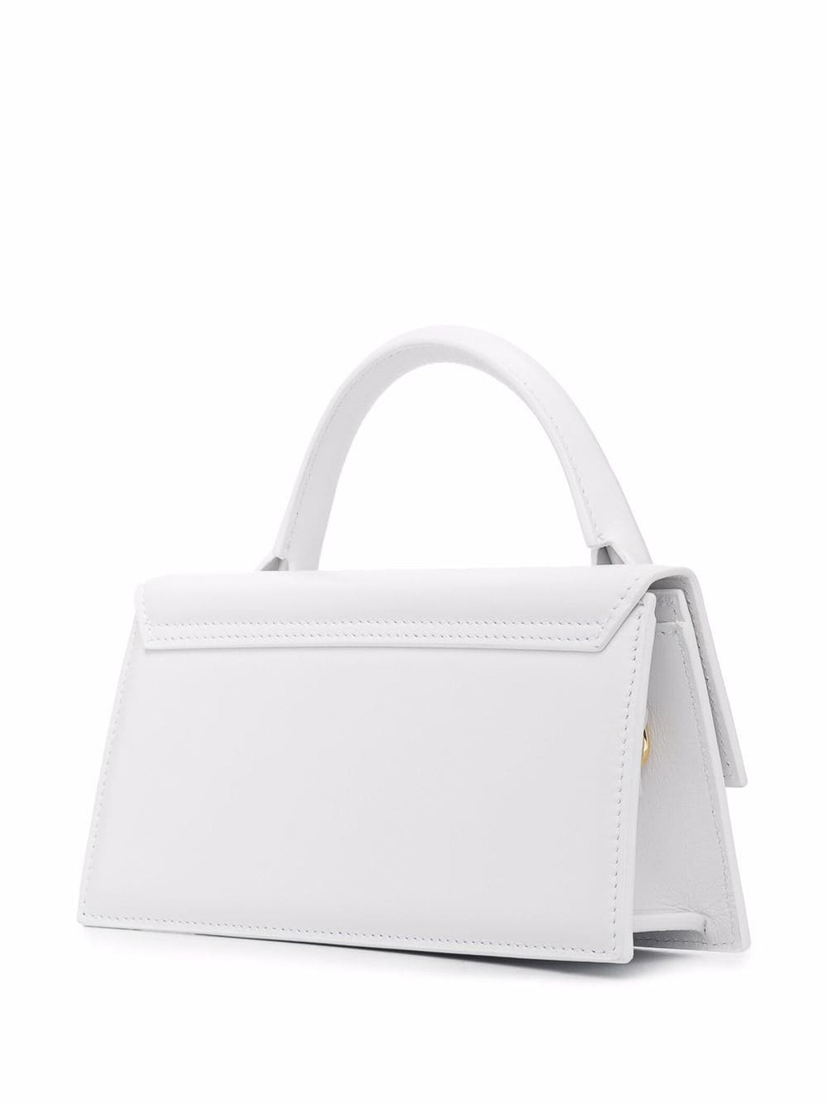 Shop Jacquemus Le Chiquito Long Handbag In White