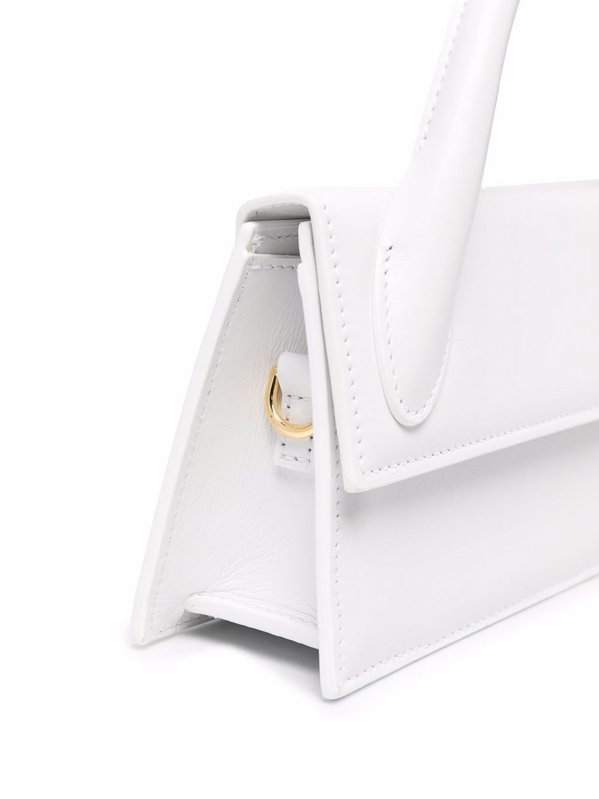 Shop Jacquemus Le Chiquito Long Handbag In White