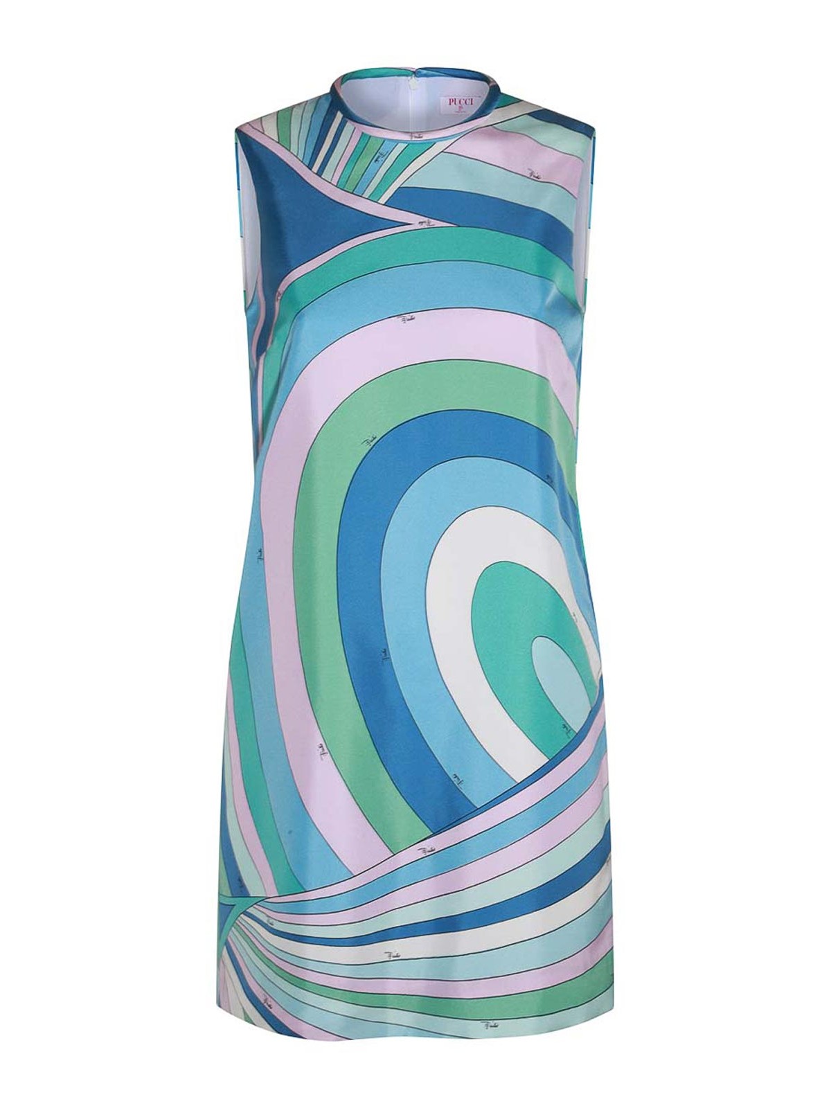 Emilio Pucci Short silk dress - Blue