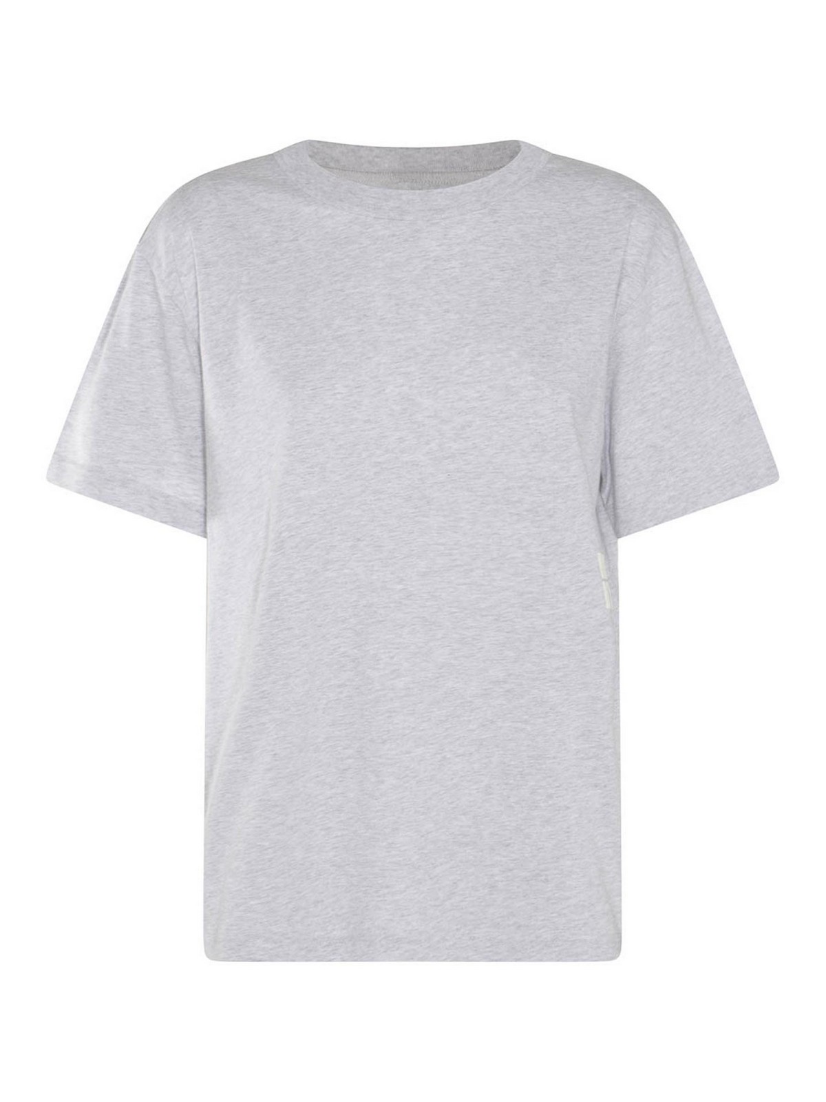 Alexander Wang Light Grey Cotton T-shirt In Gray