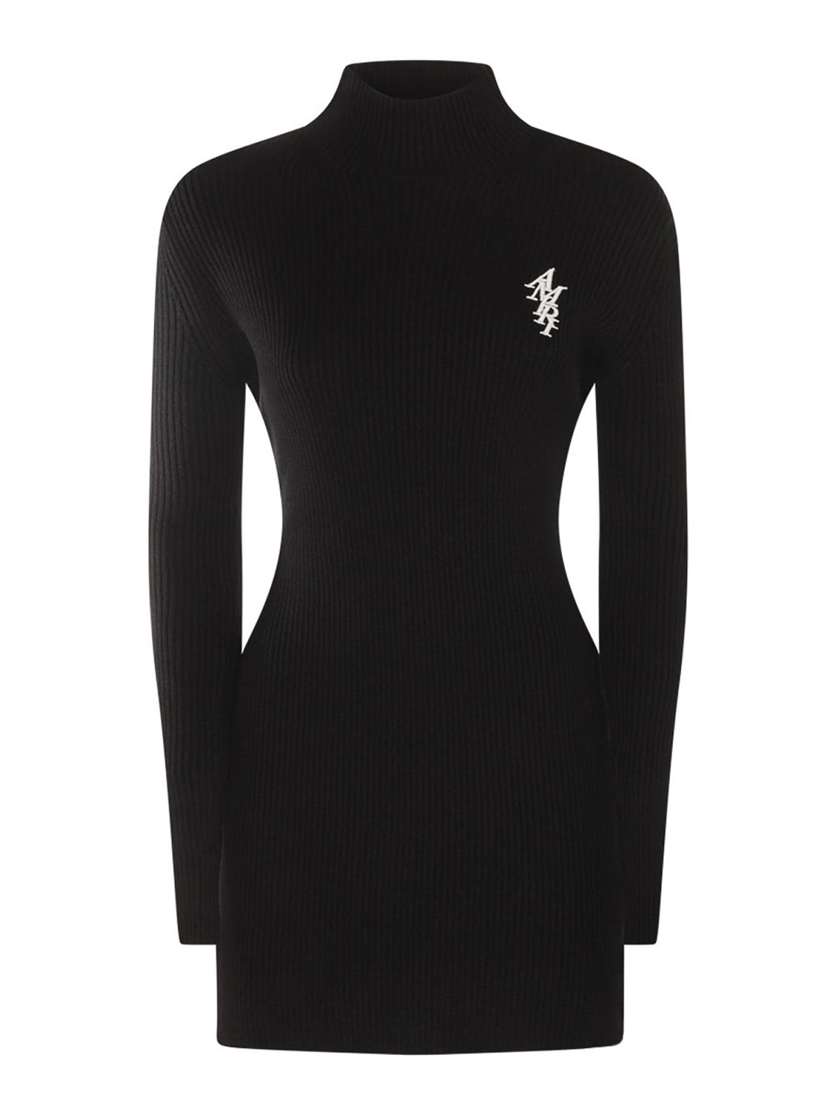 【送料&関税込】AMIRI Black Wool Blend Mini Dress WOMEN - WOMEN'S MA MINI DRESS - Black | AMIRI