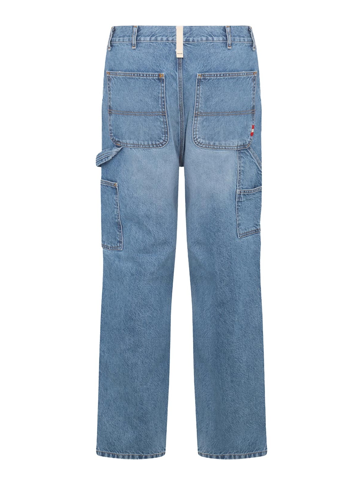 Amish Blue Cotton Jeans