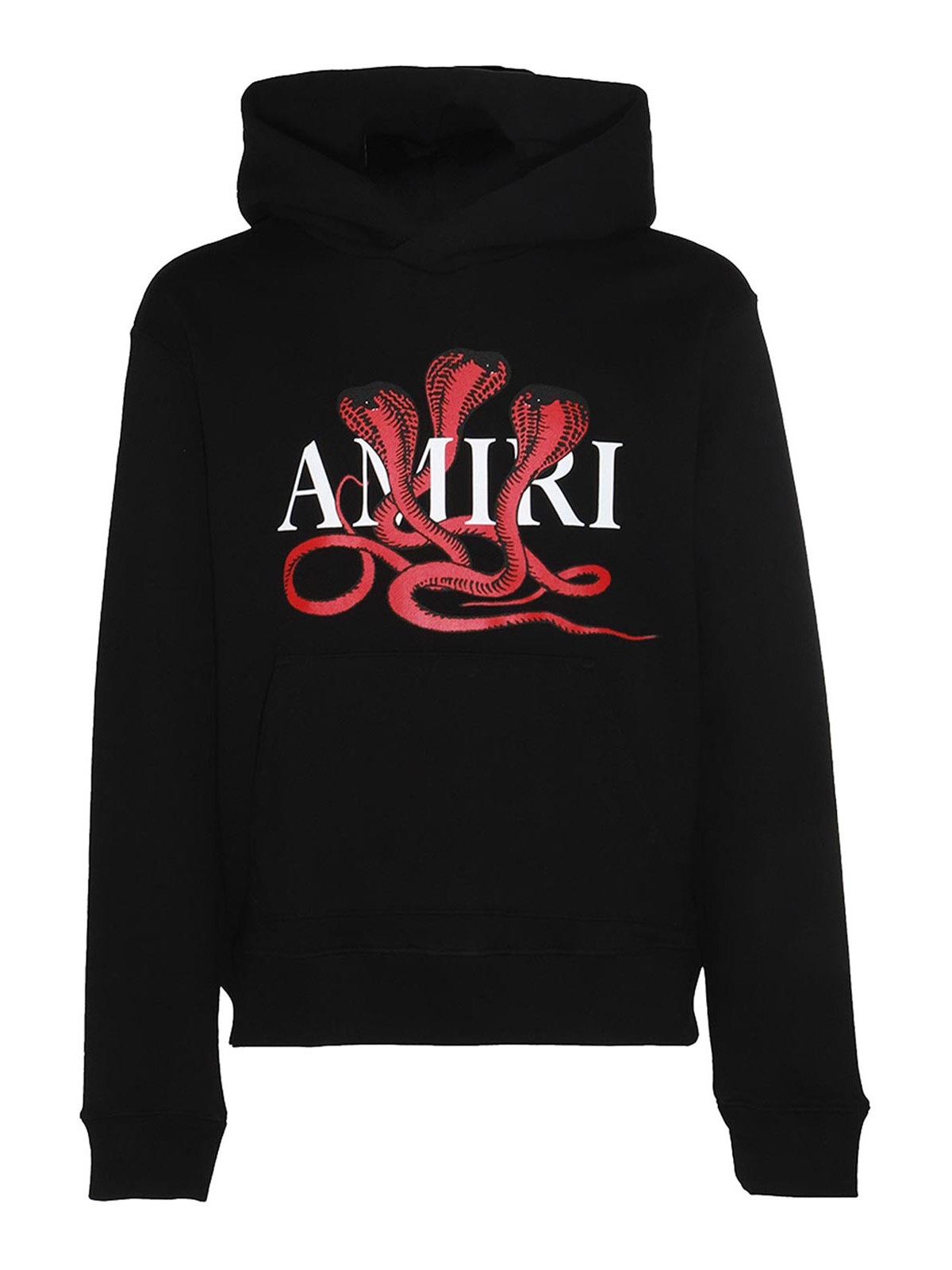 Logo Hoodie Black Amiri Sweater Amiri Black Cotton Sweatshirt
