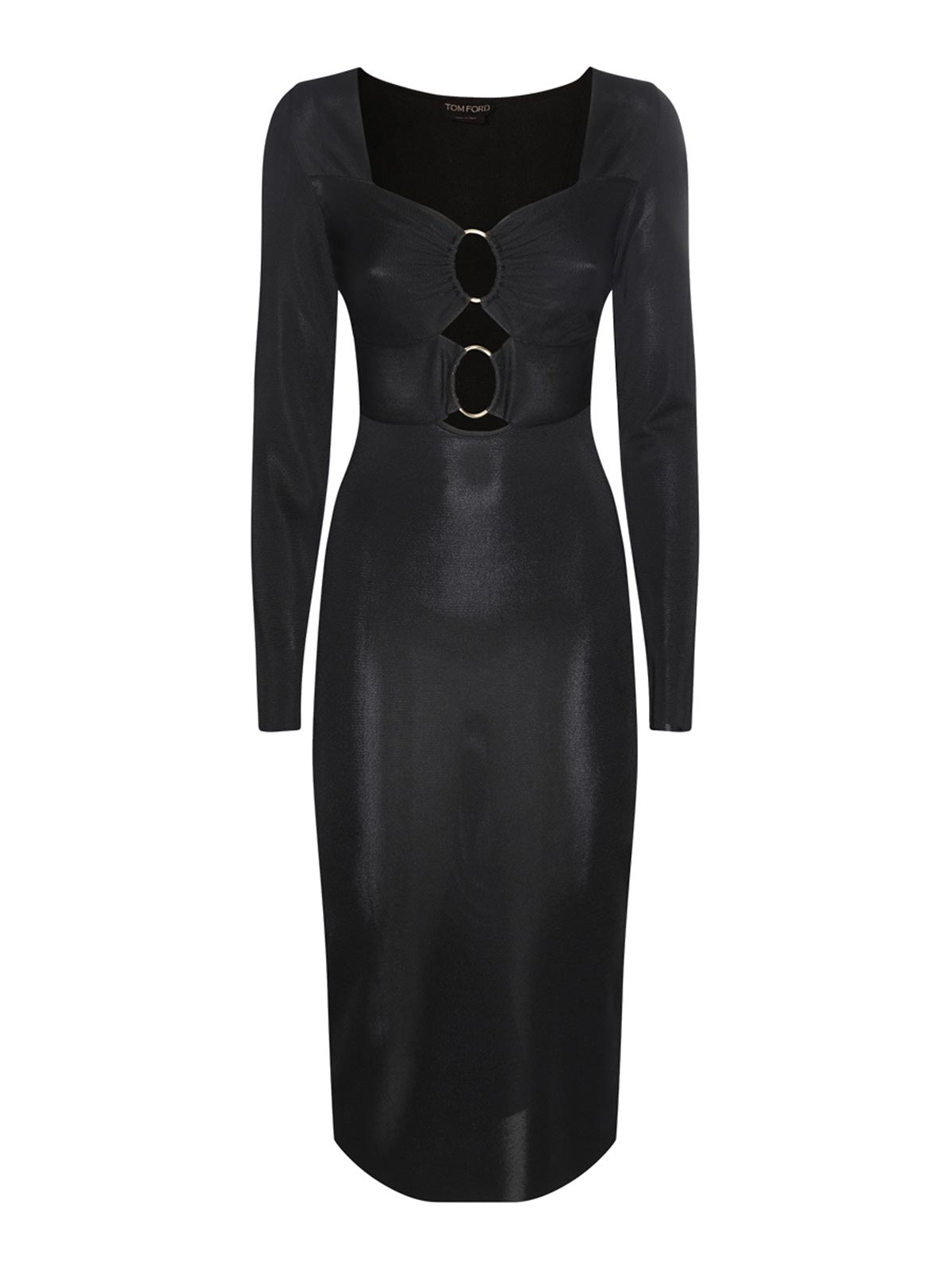 ワンピース TOM FORD Woman Dress Black ACK389YAX592 LB999 Tom Ford Black Viscose Dress - Black - Women | ACK389YAX592LB999