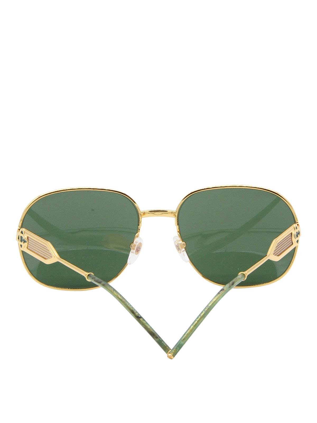 Shop Casablanca Gold-tone Sunglasses