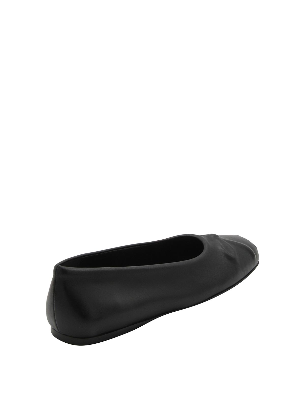 Shop Marni Black Little Bow Ballerine