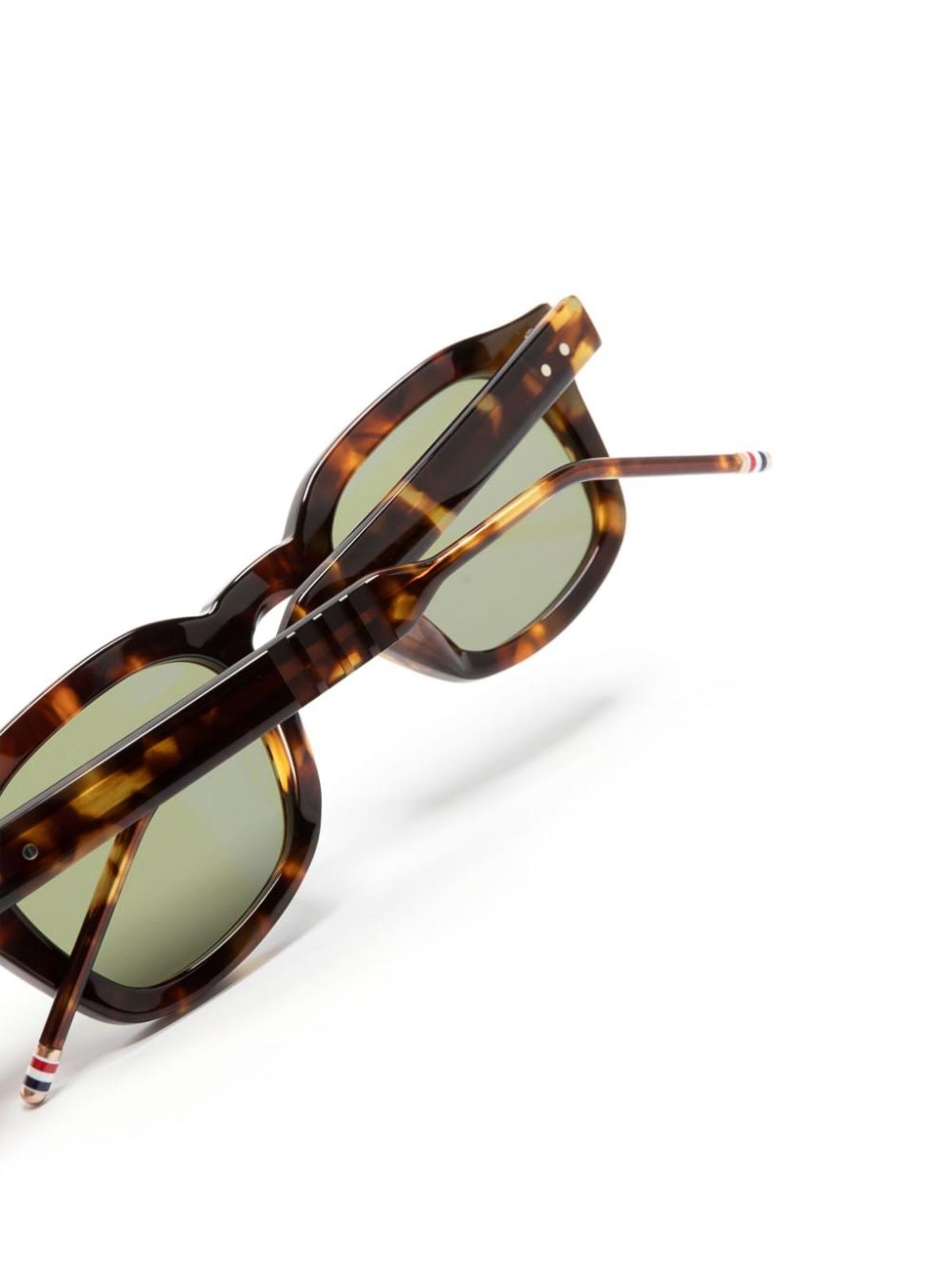 Thom Browne Wayfarer-Frame Sunglasses - Brown|UES412AG0002215 display picture 1