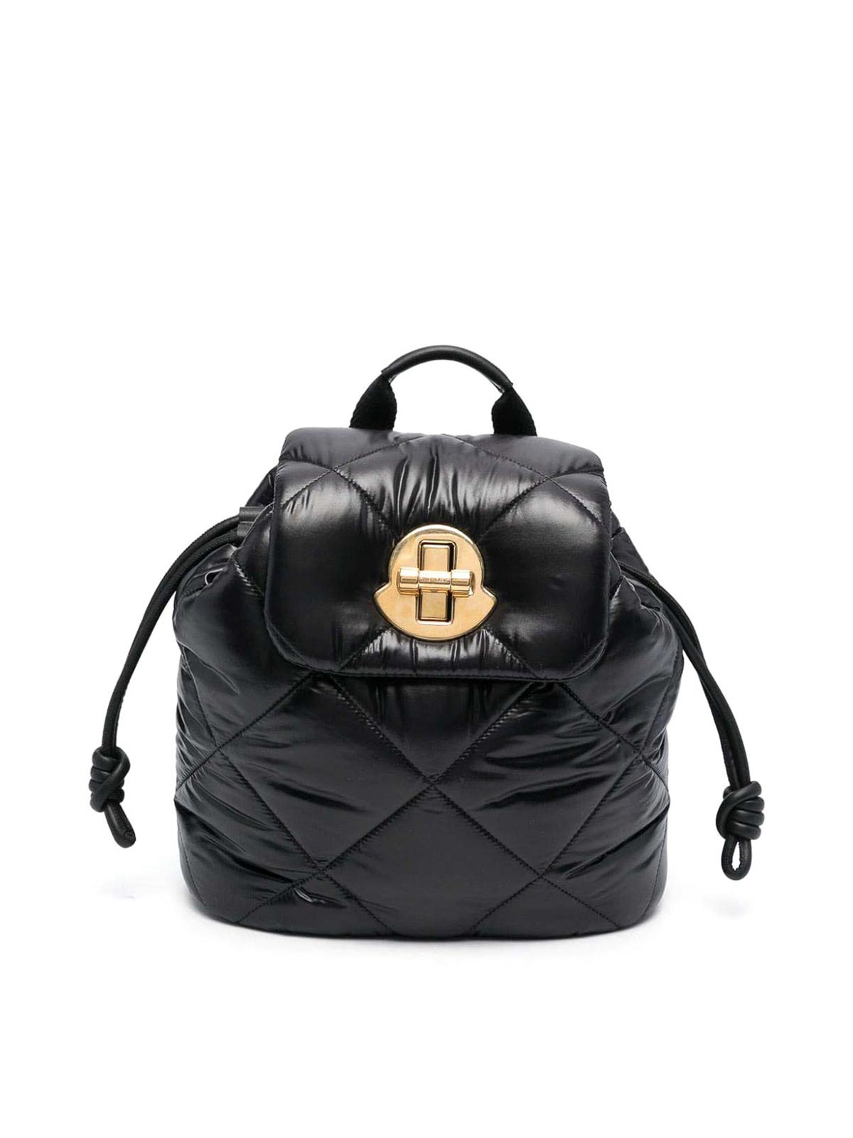 Moncler Puf Quilted Backpack In Black