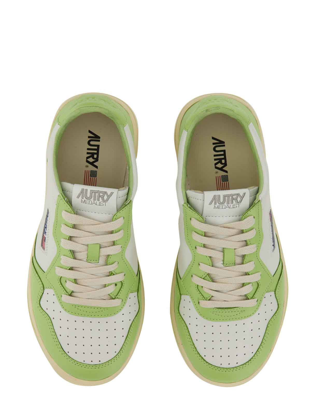 Shop Autry Medalist Low Sneakers In Multicolour