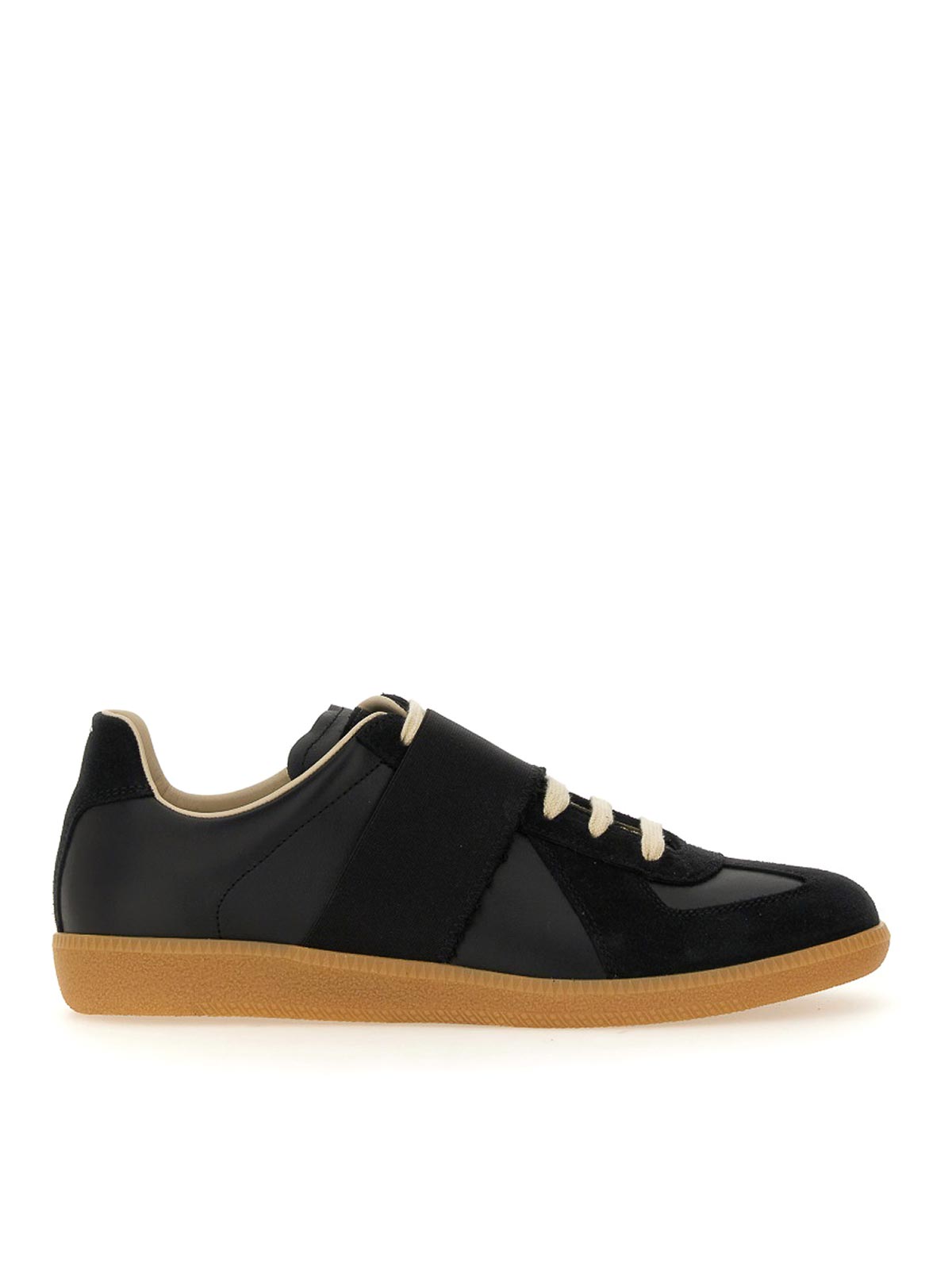 Shop Maison Margiela Replica Sneakers In Black