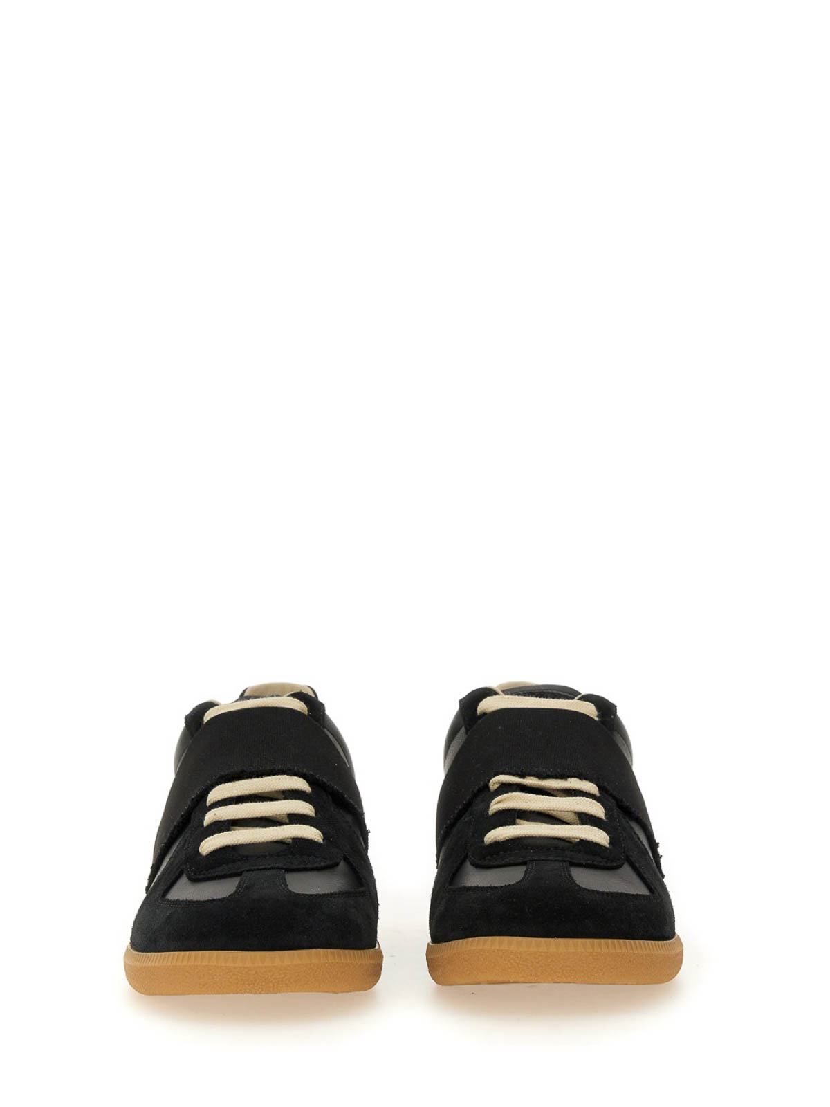 Shop Maison Margiela Replica Sneakers In Black