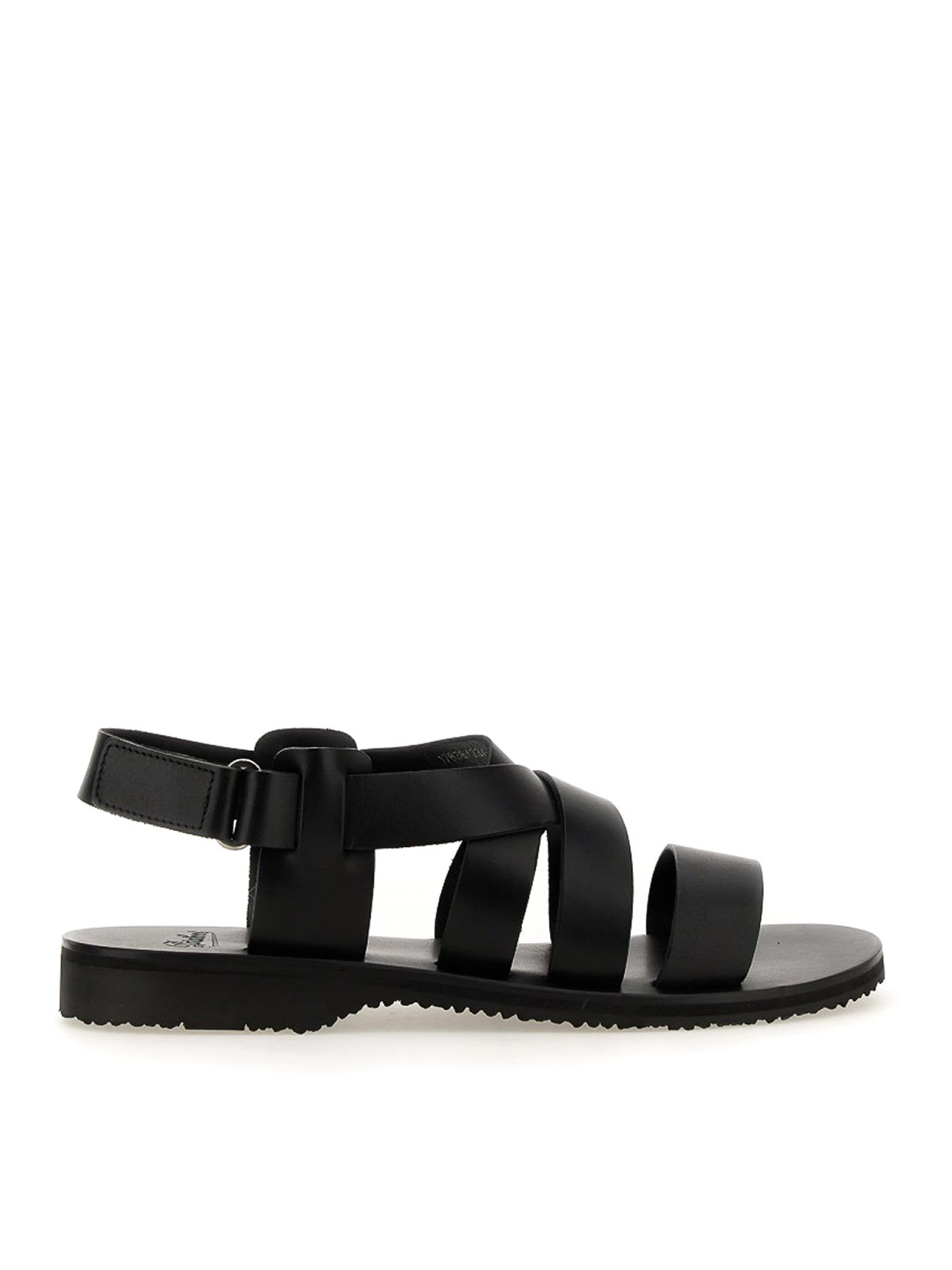 Shop Paraboot Noumea Sandals In Black