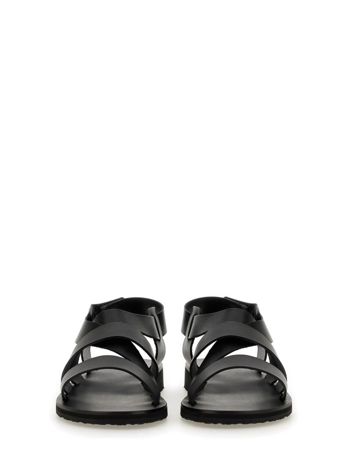 Shop Paraboot Noumea Sandals In Black