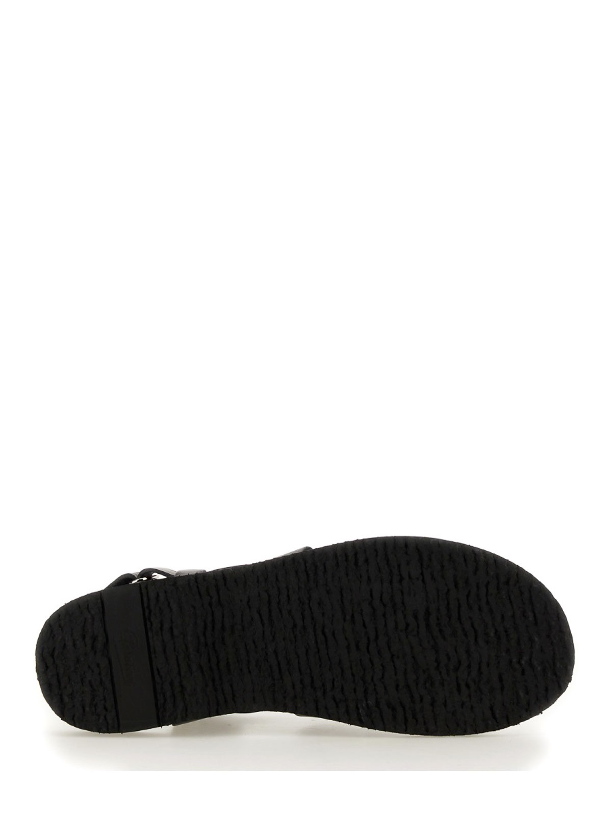 Shop Paraboot Noumea Sandals In Black