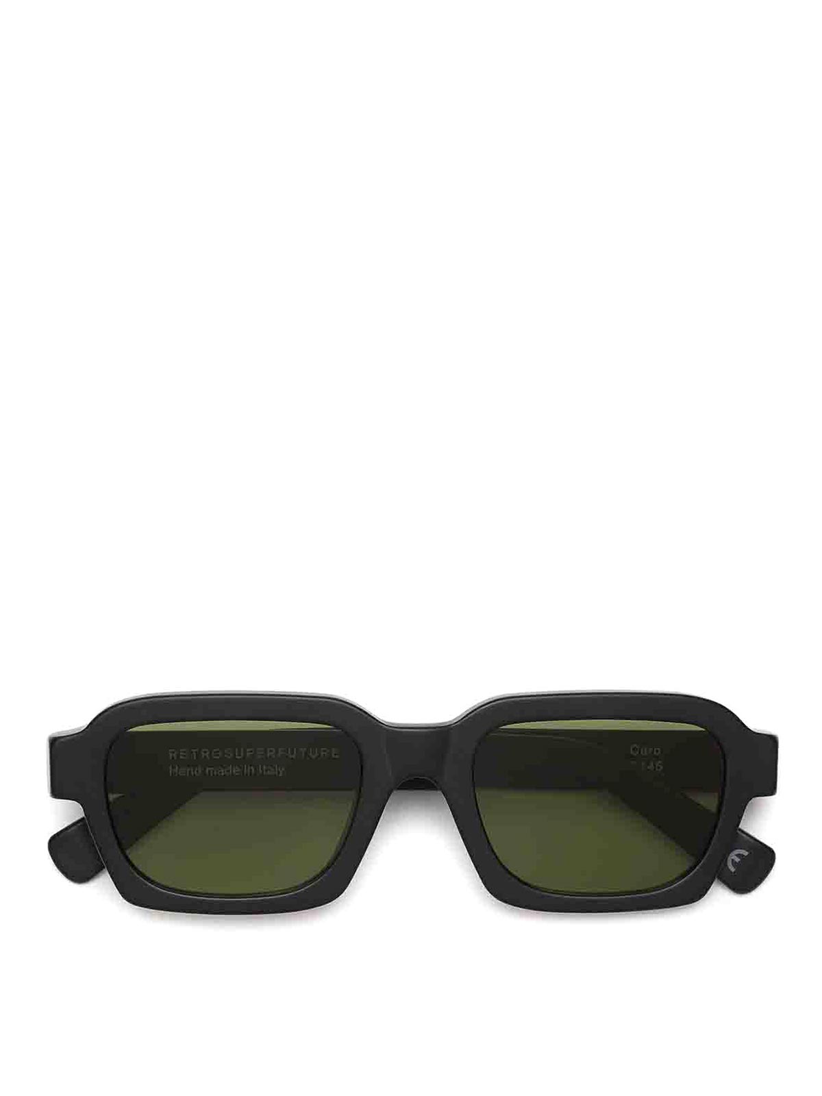 Shop Retro Super Future Glasses In Black