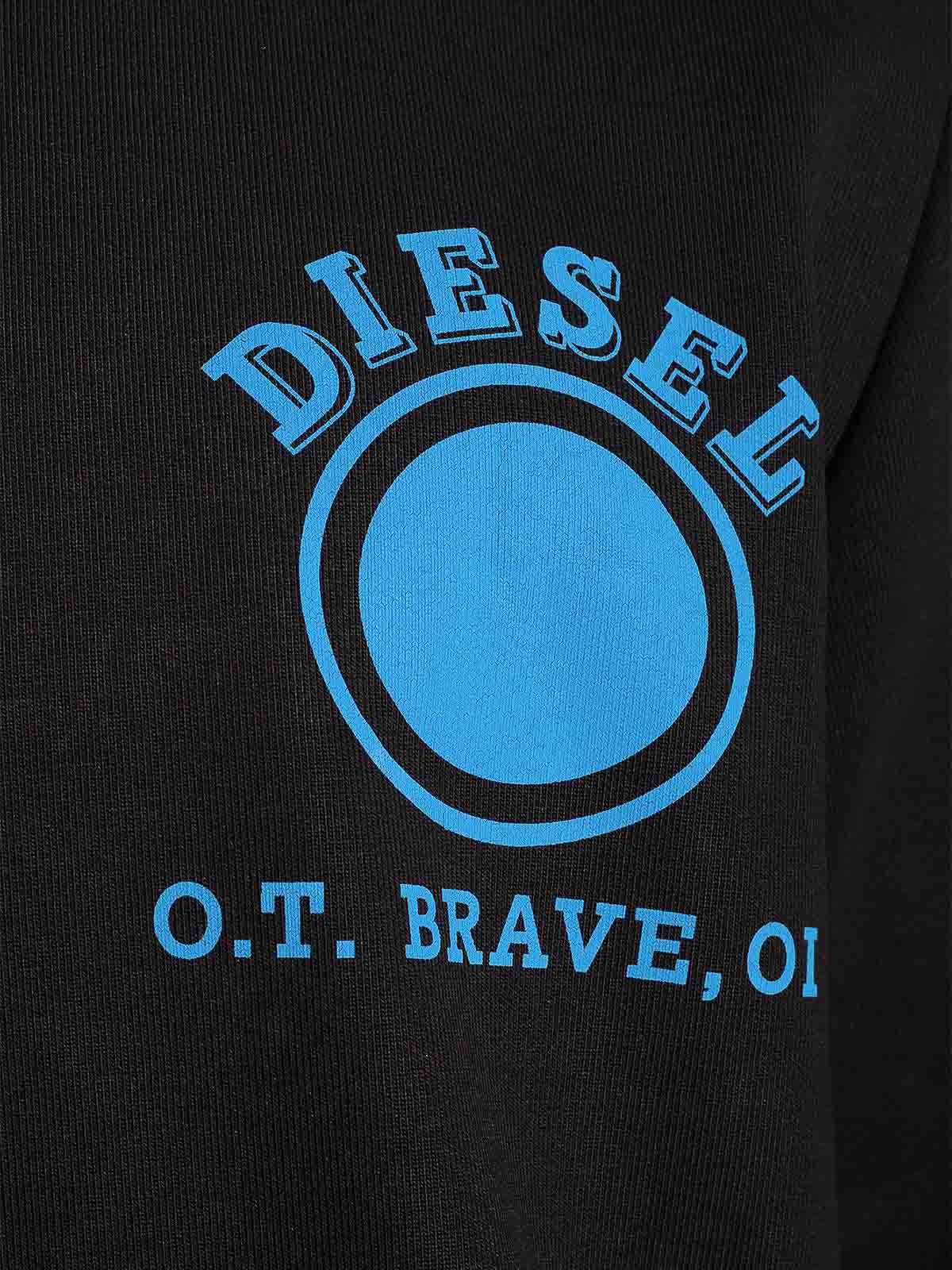 Shop Diesel Sweatshirt In Negro