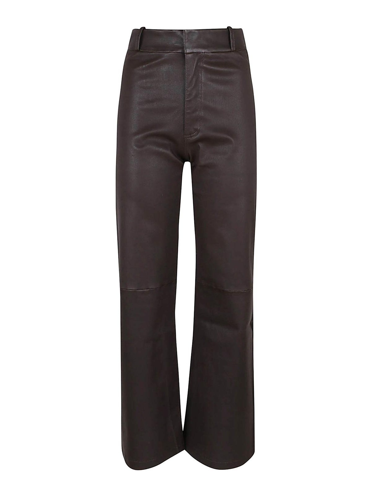 Shop Arma Leather Pants In Black