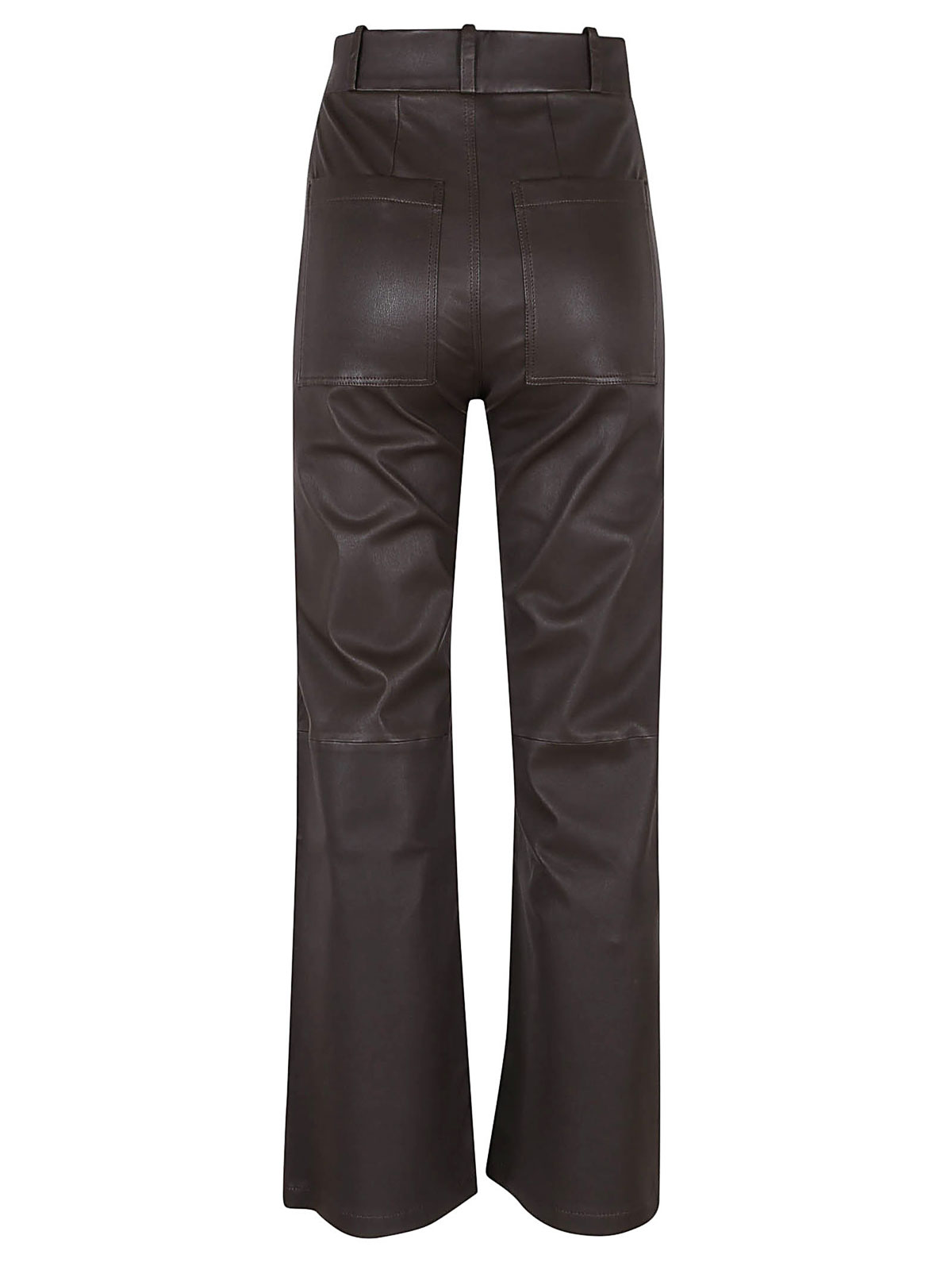 Shop Arma Leather Pants In Black