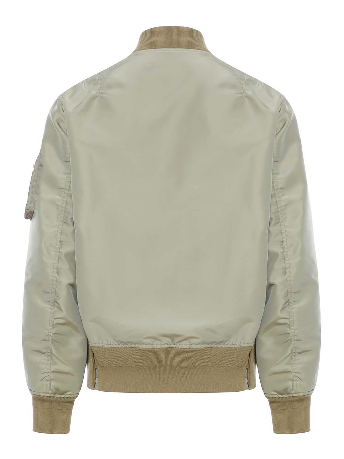 Shop Sacai Casual Jacket In Light Green