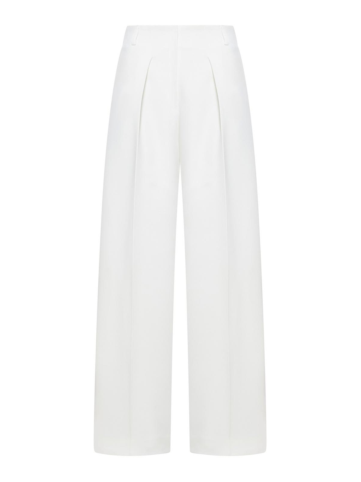 Jacquemus Le Pantalon Ovalo Trousers In White