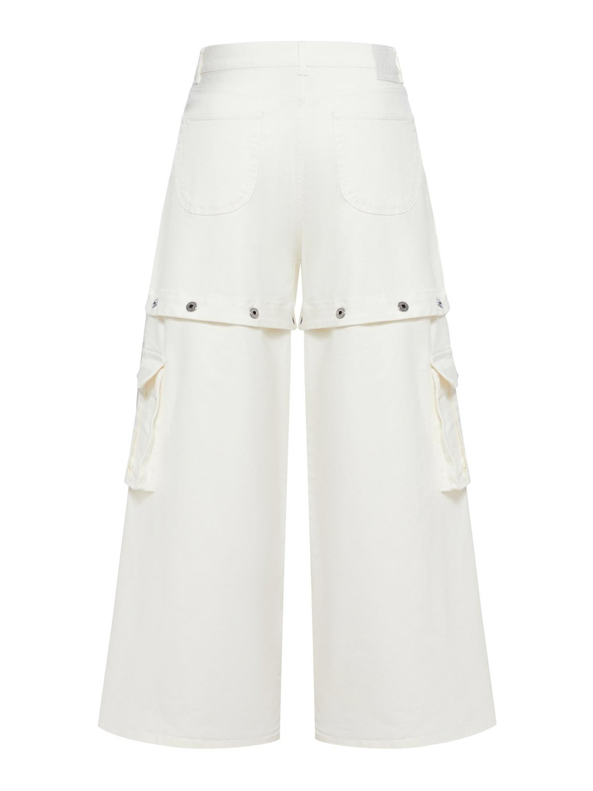 Shop Off-white Straight Leg Jeans In White