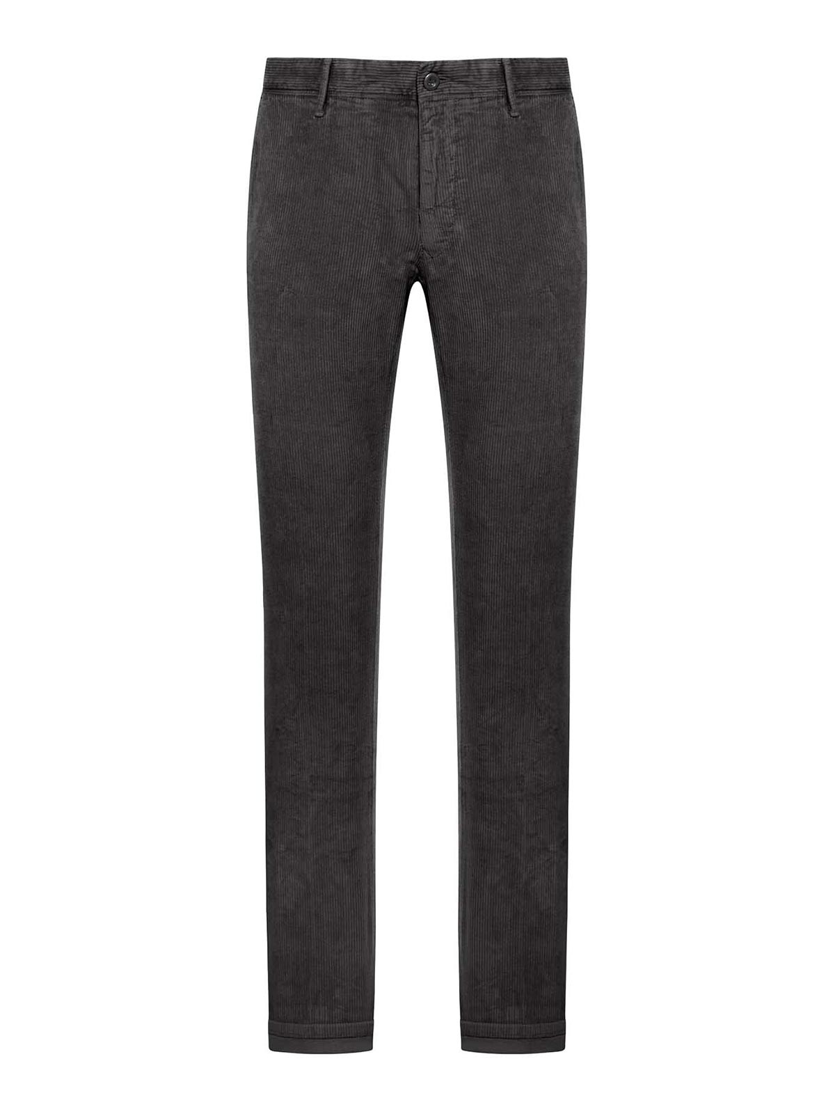 Shop Incotex Straight Leg Jeans In Dark Grey