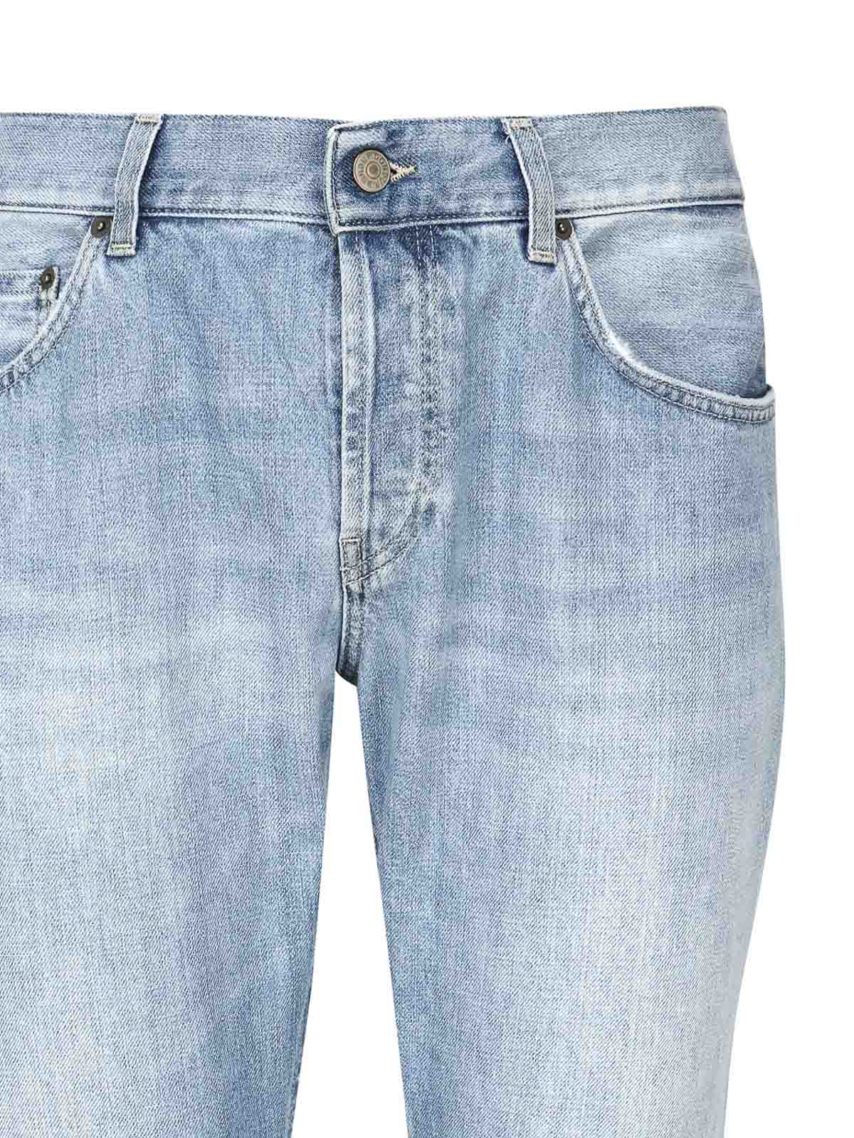 Shop Dondup Mius Cotton Jeans In Blue