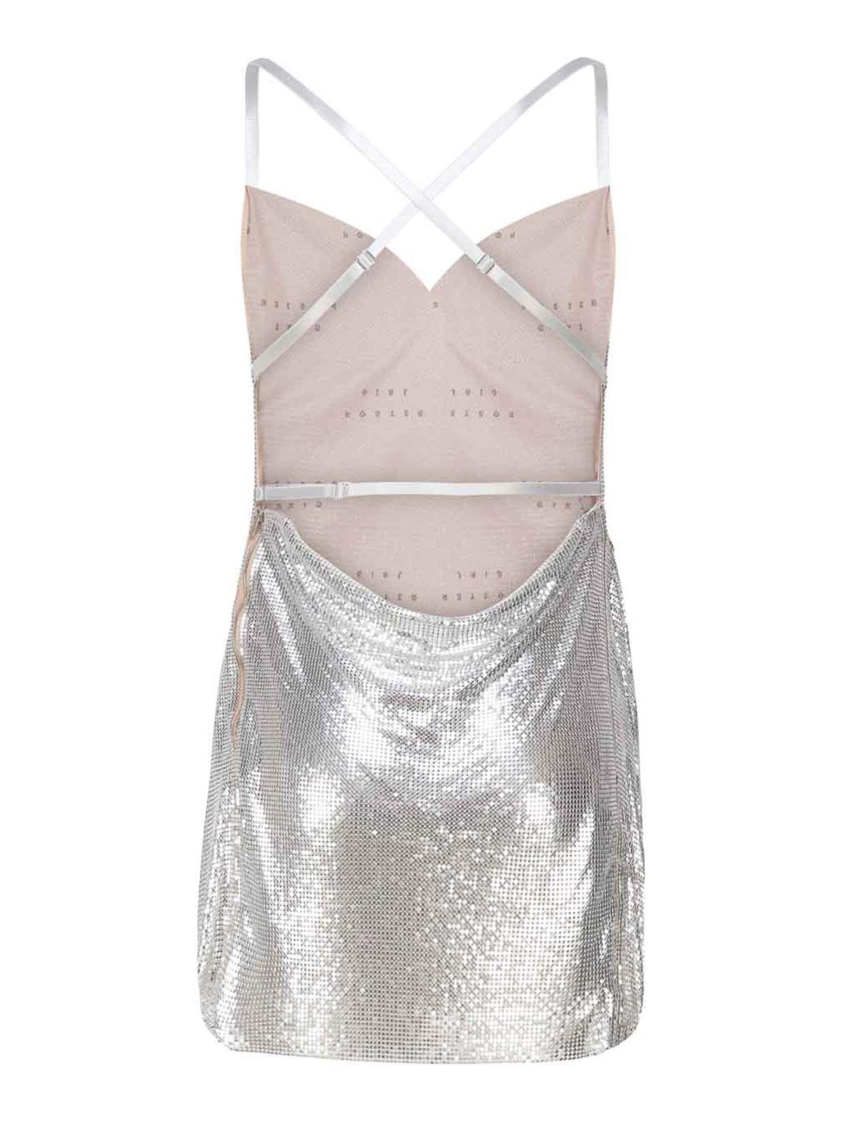 Poster Girl Calypso Dress Chrome Silver - Silver|PGCOCM002