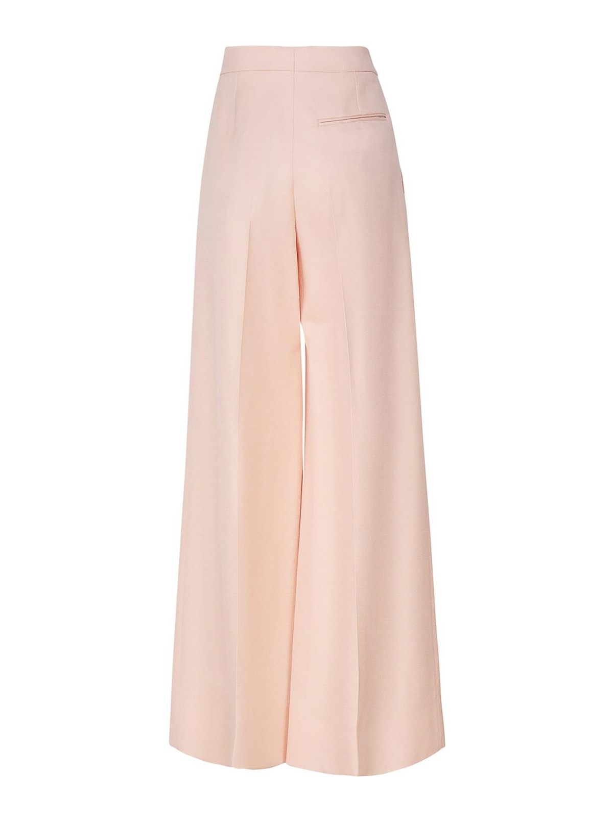 Shop Stella Mccartney Wide Viscose Trousers In Pink