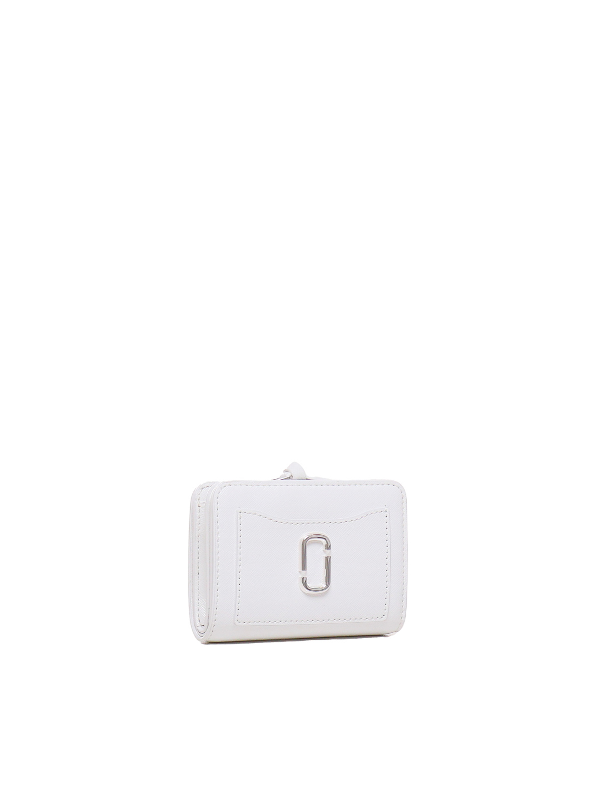 Shop Marc Jacobs The Mini Compact Wallet In White