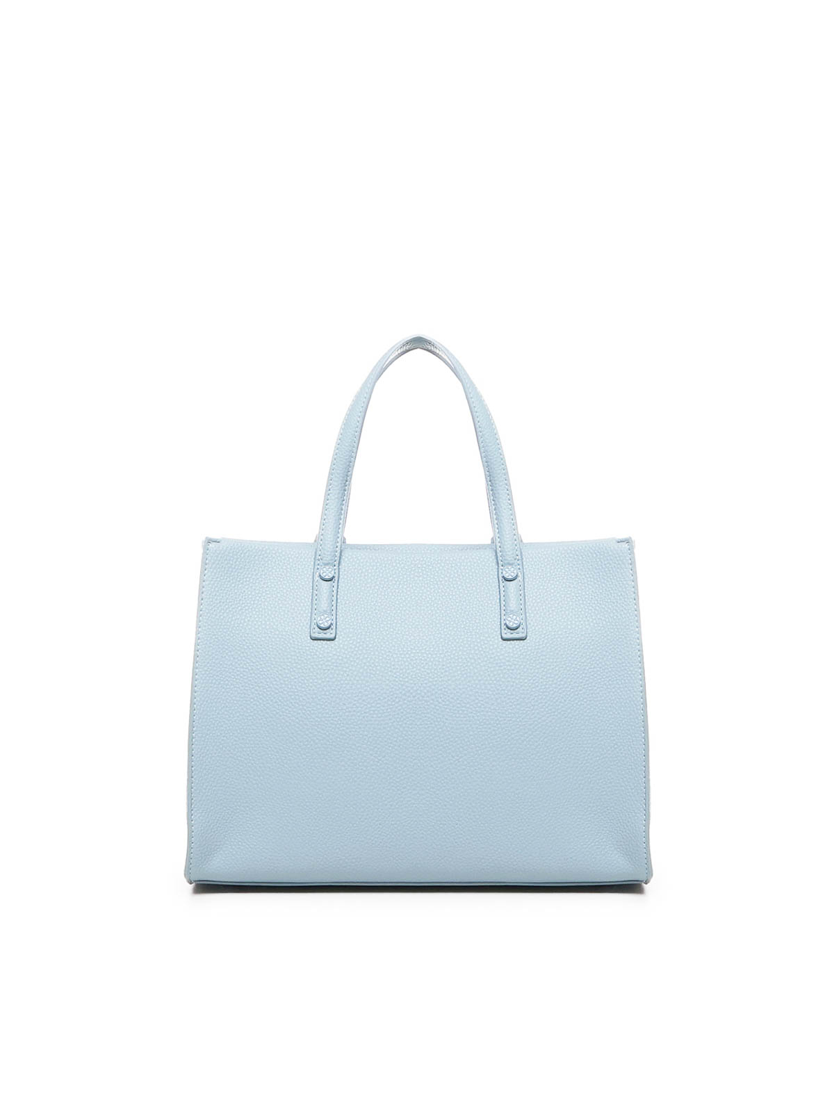 Shop V73 Visia Bag In Eco-leather In Light Grey