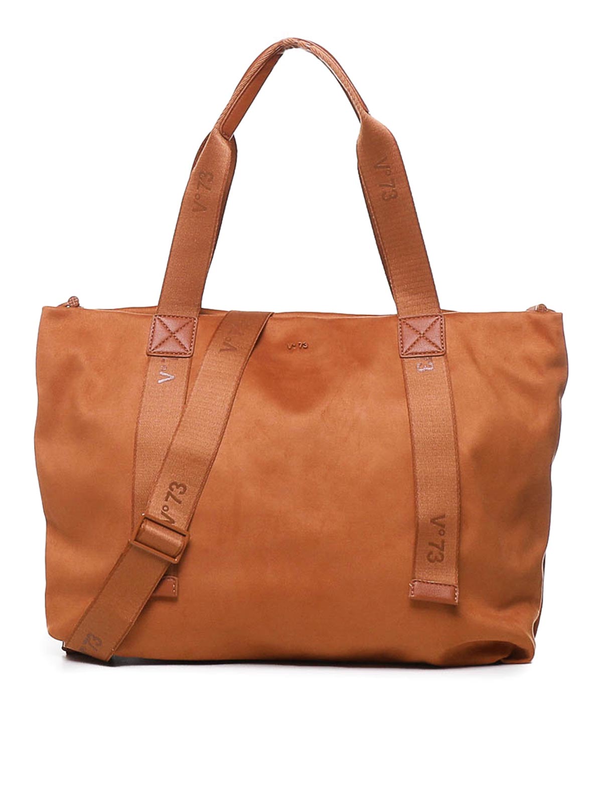 Shop V73 Julia Bag In Cotton In Orange