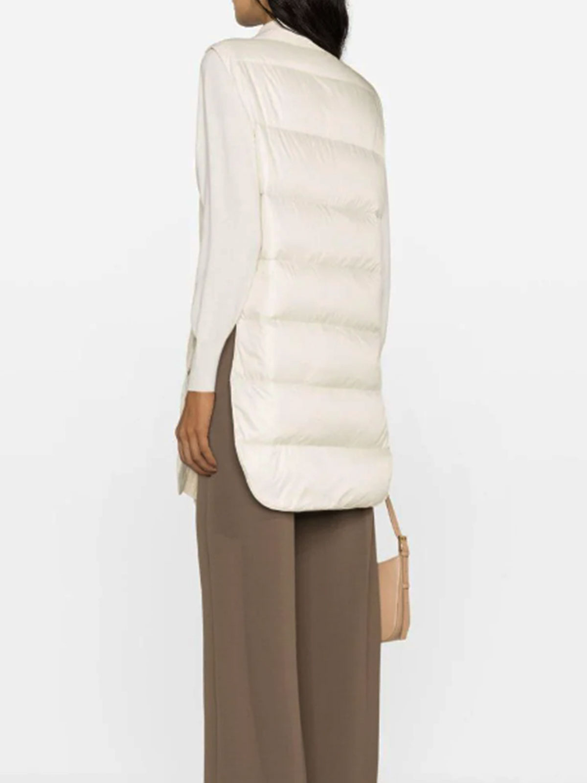 Shop Ermanno Scervino Padded Vest In White