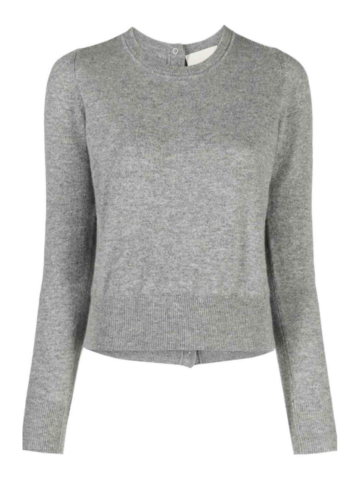 Shop Isabel Marant Crew Neck Sweater In Grey