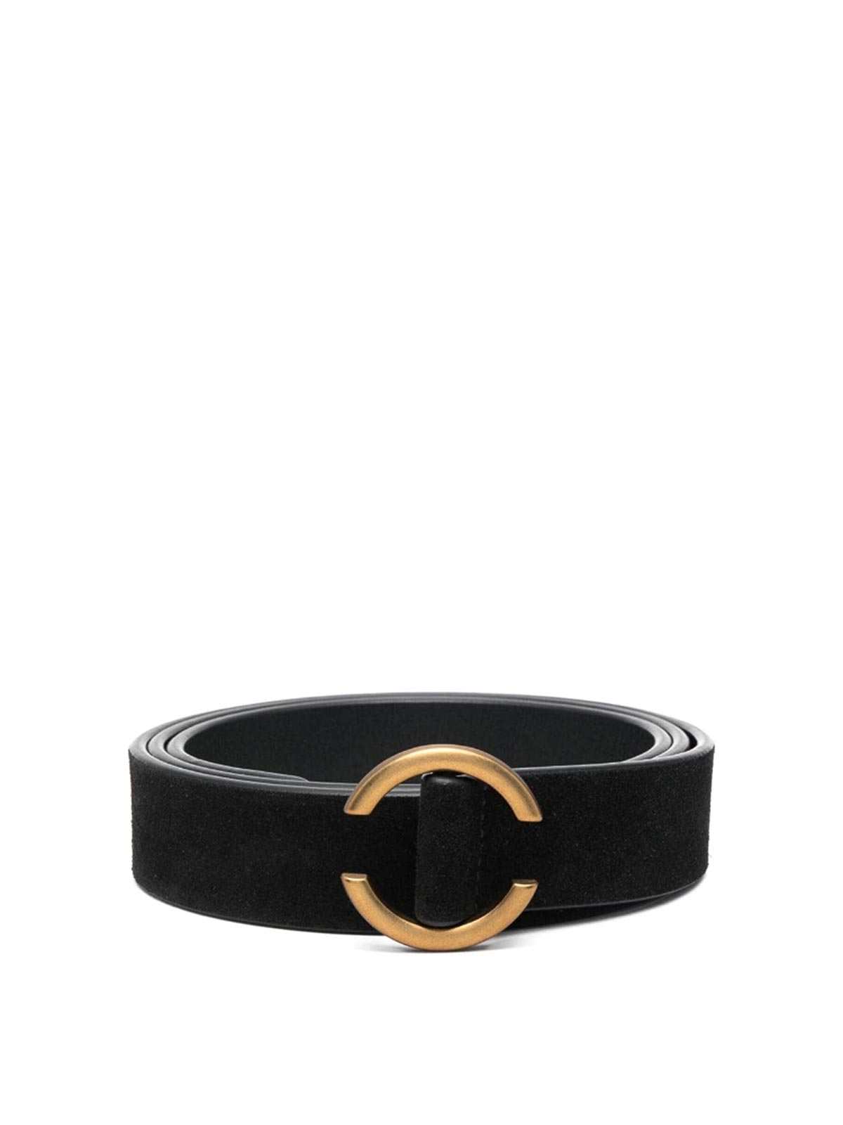 Shop Lardini Belt With Buckle In Black